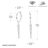S925 Sterling Silver Distinctive Creative Stone Women's Hip Hop Earrings