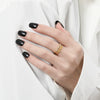 S925 Sterling Silver Doublelayer Heart Lightning Wave Pattern Diamond Ring Women's Fashionable