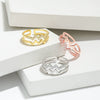S925 Sterling Silver Doublelayer Heart Lightning Wave Pattern Diamond Ring Women's Fashionable