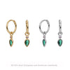S925 Sterling Silver Drop Shape Geometric Women's Earrings
