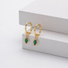 S925 Sterling Silver Drop Shape Geometric Women's Earrings