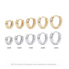 S925 Sterling Silver Earrings Electroplated Women's Jewelry