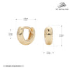 S925 Sterling Silver Earrings Electroplated Women's Jewelry