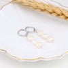 S925 Sterling Silver Elegant Baroque Pearl Earrings