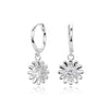 S925 Sterling Silver Fashion Women Earrings With Daisy And Sunflower Design