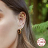 S925 Sterling Silver Fashionable All Match Snake Shaped Geometric Earmuffs For Adults Electroplated No Pierced Ears
