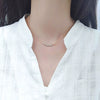 S925 Sterling Silver Feather Necklace With Full Stone Inlay Electroplated Cross Chain Elegant Clavicle Pendant Jewelry For Women