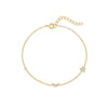S925 Sterling Silver Five Pointed Star Moon Diamond Electroplated Ins Style Hand Jewelry Bracelet For Women And Unisex