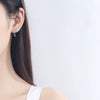 S925 Sterling Silver Flower Earrings For Women Chinese Style Simple Elegant Floral Earrings With Fine Craftsmanship