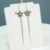 S925 Sterling Silver Flower Earrings For Women Elegant Simple Floral Design Face Framing Accessories