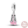 S925 Sterling Silver Four Leaf Clover Butterfly Airplane Star Charm Diy Bracelet Accessories With Dripping Oil Design