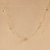 S925 Sterling Silver Fourleaf Clover Geometric Women's Necklace With Electroplating O Word Chain