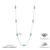 S925 Sterling Silver French Retro Geometric Inlaid Zircon Clavicle Necklace