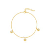 S925 Sterling Silver Fresh Flower Petal Pendant Bracelet For Women With Real Gold Electroplating And Geometric Design