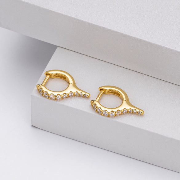 S925 Sterling Silver Geometric Animals Zodiac Electroplated Women's Earrings