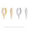 S925 Sterling Silver Geometric Animals Zodiac Electroplated Women's Earrings