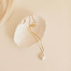 S925 Sterling Silver Geometric Baroque Freshwater Pearl Women's O Chain Necklace With Electroplating