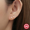 S925 Sterling Silver Geometric Bow Tassel Long Earrings For Women