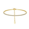 S925 Sterling Silver Geometric Bracelet With Zircon Electroplated For Women
