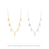S925 Sterling Silver Geometric Cross Chain Necklace For Women With Electroplating
