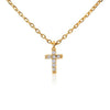 S925 Sterling Silver Geometric Cross Pendant Necklace With Copper Pendant And Snake Bone Chain Elegant Couple Jewelry