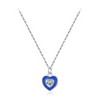 S925 Sterling Silver Geometric Devil's Eye Diamond Clavicle Necklace For Women