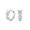 S925 Sterling Silver Geometric Diamond Earrings For Women