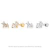S925 Sterling Silver Geometric Drop Earrings Electroplated For Women