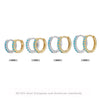 S925 Sterling Silver Geometric Ear Buckle And Round Ear Ring Earrings Electroplated Natural Style Women's And Unisex