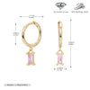 S925 Sterling Silver Geometric Ear Ring Simple Creative For Women