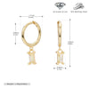 S925 Sterling Silver Geometric Ear Ring Simple Creative For Women