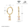 S925 Sterling Silver Geometric Ear Ring Simple Creative For Women