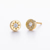 S925 Sterling Silver Geometric Eightpointed Star Electroplated Women's Earrings