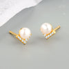 S925 Sterling Silver Geometric Electroplated Women's Earrings Jewelry
