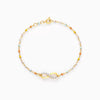 S925 Sterling Silver Geometric Enamel Electroplated Women's Bracelet