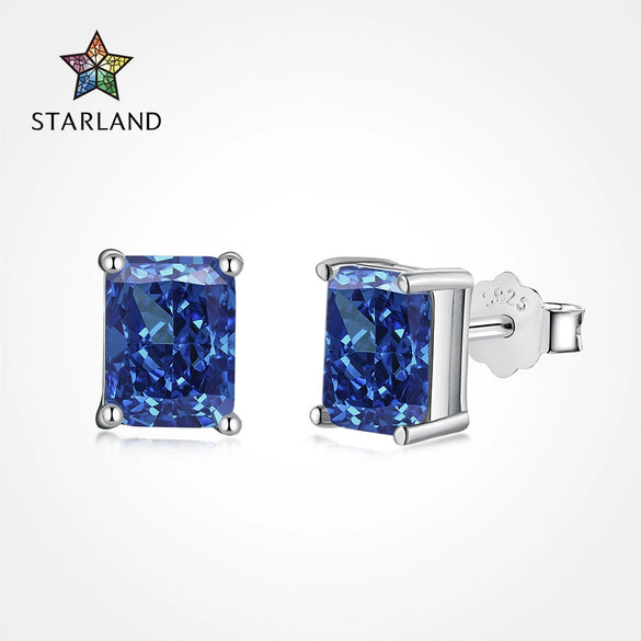 S925 Sterling Silver Geometric Fashion Electroplated Earrings