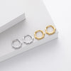 S925 Sterling Silver Geometric Fashion Minimalist Style Electroplated Women's Earrings