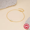 S925 Sterling Silver Geometric Horse Eye Pendant Women's Bracelet With Diamond Design Sense And Electroplating