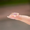 S925 Sterling Silver Geometric Ice Cream Cone Ring For Women Electroplated