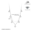 S925 Sterling Silver Geometric Inlaid Zircon Ochain Women's Clavicle Necklace