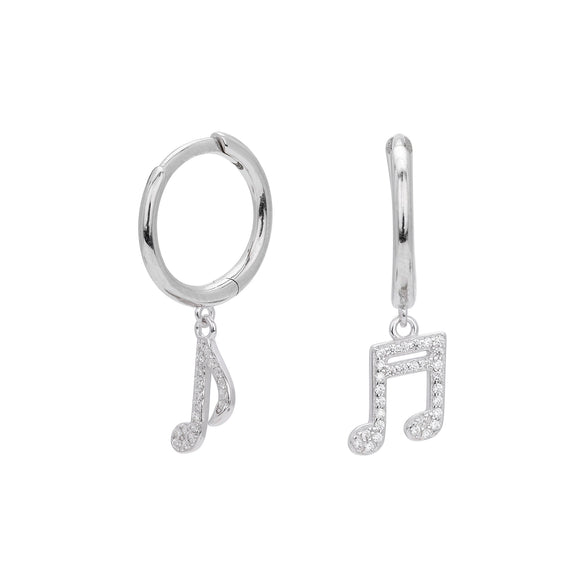 S925 Sterling Silver Geometric Inlaid Zircon Women's Earrings