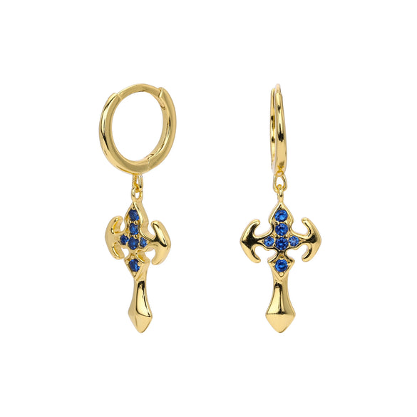 S925 Sterling Silver Geometric Light Luxury Fashion Earrings
