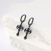 S925 Sterling Silver Geometric Light Luxury Fashion Earrings