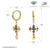 S925 Sterling Silver Geometric Light Luxury Fashion Earrings