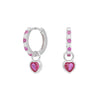 S925 Sterling Silver Geometric Love Earrings