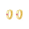 S925 Sterling Silver Geometric Love Zircon Heart Shaped Women's Earrings