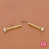S999 Sterling Silver Geometric Minimalist Unisex Earrings With Electroplating Treatment