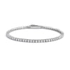 S925 Sterling Silver Geometric Moissanite Diamond Bracelet For Couples Unisex