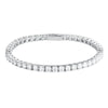 S925 Sterling Silver Geometric Moissanite Diamond Bracelet For Couples Unisex