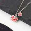 S925 Sterling Silver Geometric Pendant Necklace For Women With Enamel Inlay Electroplated Cross Chain Collarbone Jewelry